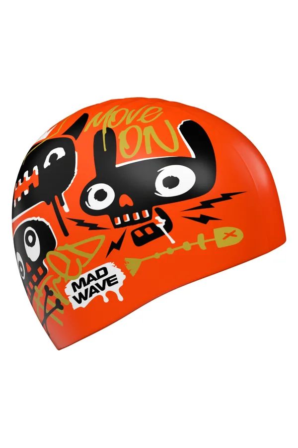 Юниорская силиконовая шапочка Crazy