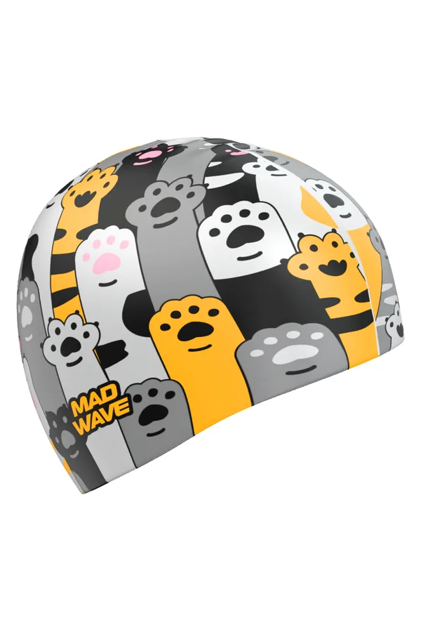 Юниорская силиконовая шапочка Paws
