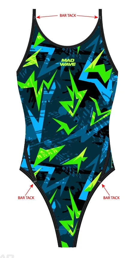 Юниорский купальник спортивный антихлор Daria junior PBT J7