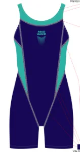 женский купальник Kneeskin Slide HiClo