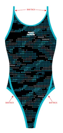 Юниорский купальник спортивный антихлор Daria junior PBT K4