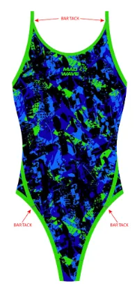 Юниорский купальник спортивный антихлор Daria junior PBT C0