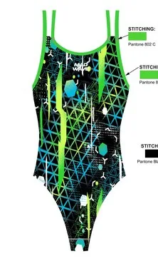 Женский купальник спортивный Crossback PBT F9