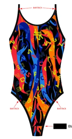 Юниорский купальник спортивный Daria junior PBT F1