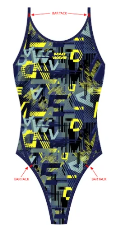 Юниорский купальник спортивный Daria junior PBT L7