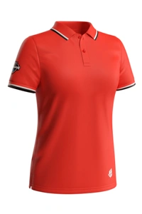 Solids women polo logo