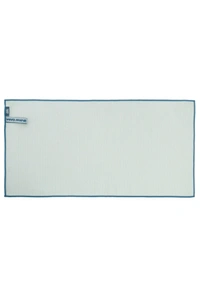 Microfiber striped towel logo