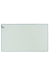 Microfiber striped towel logo