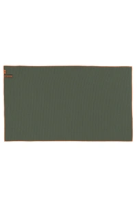 Microfiber striped towel logo