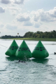 Оборудование для соревнований на открытой воде Inflatable pyramide race mark buoy