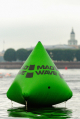 Оборудование для соревнований на открытой воде Inflatable pyramide race mark buoy