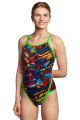 Купальники спортивные принтованные (женщины) Diana PBT H0